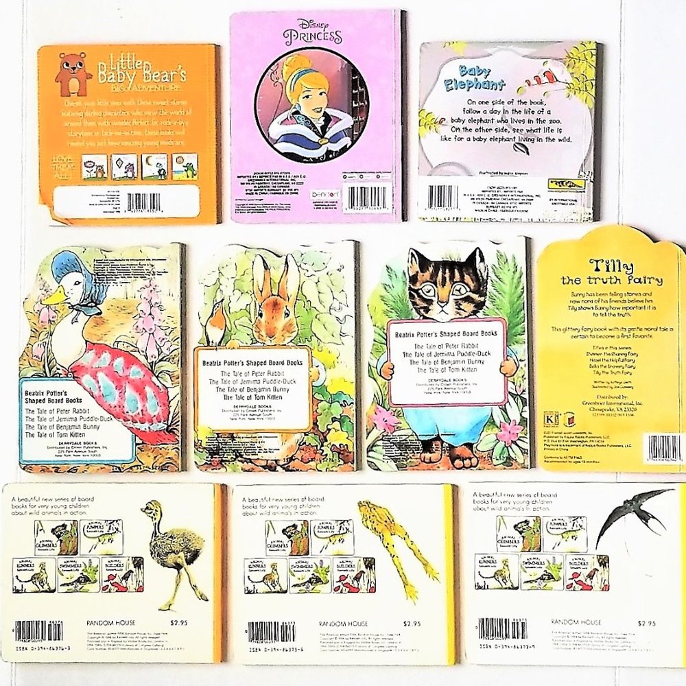 Board Books Mixed Lot Beatrix Potter Wild Animals - Picture 2 of 2